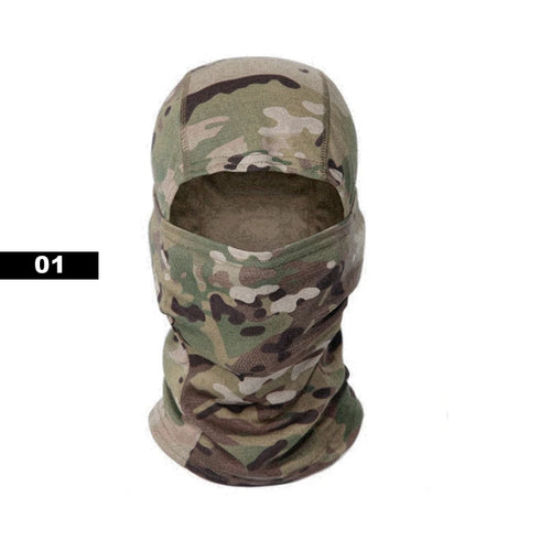 Tactical Balaclava Full Face Mask Set Men Summer Snapback Sun Hat Outdoor Hunting Camouflage Balaclava